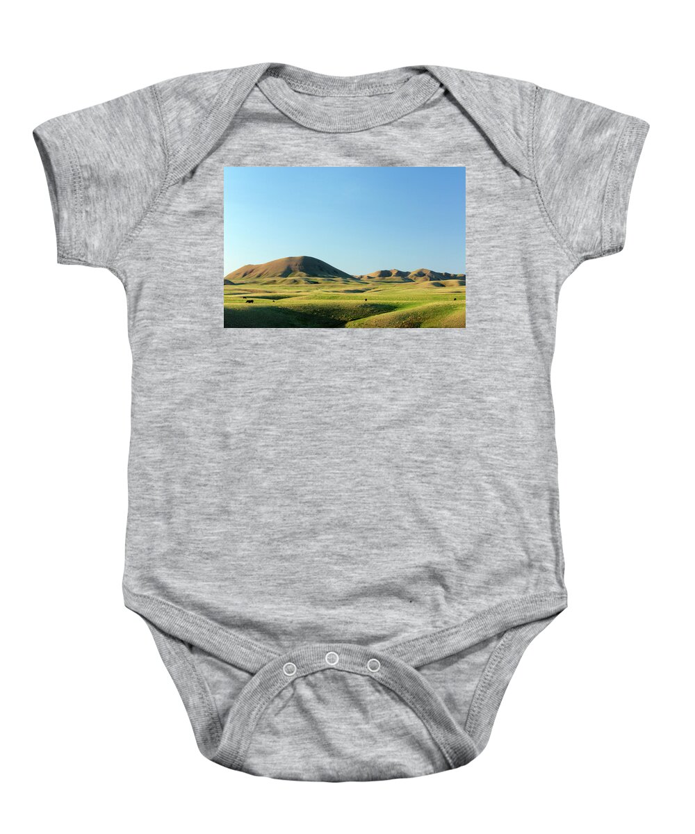 Chinook Baby Onesie featuring the photograph Blaine County USA by Todd Klassy