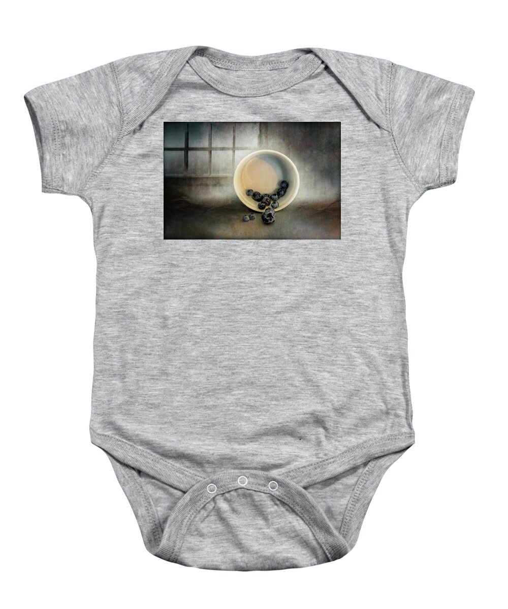 Blueberry Baby Onesie featuring the photograph Blueberry Sky by John Anderson