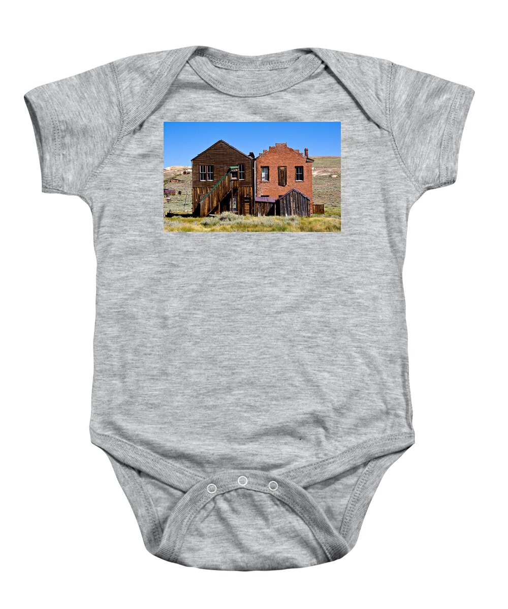 Bodie Siblings Baby Onesie featuring the photograph Bodie Siblings by Chris Brannen