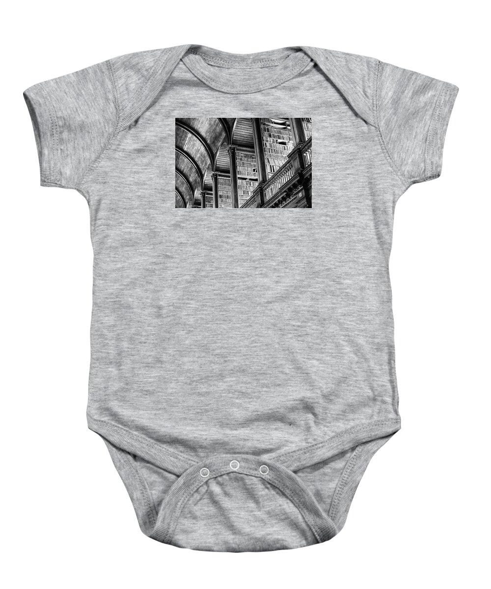 Book Baby Onesie featuring the photograph Book Heaven by Sharon Popek