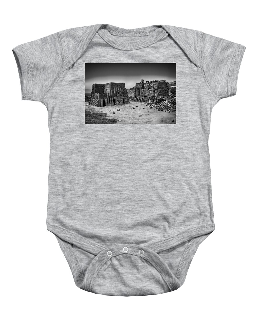 Bricks Baby Onesie featuring the photograph Brick Ovens by Hugh Smith