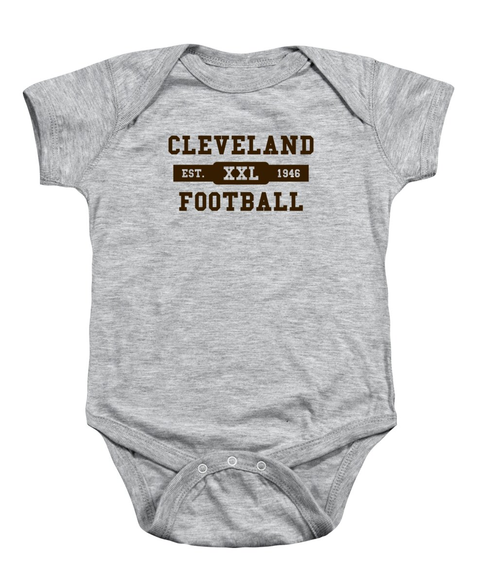 Browns Baby Onesie featuring the photograph Browns Retro Shirt by Joe Hamilton