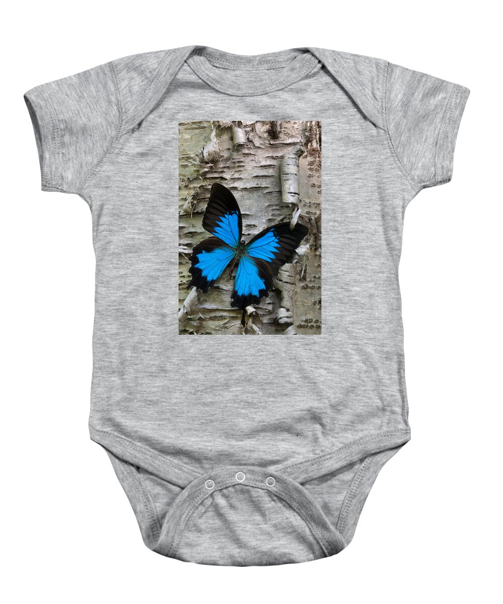 Butterfly Baby Onesie featuring the photograph Butterfly by Andreas Freund
