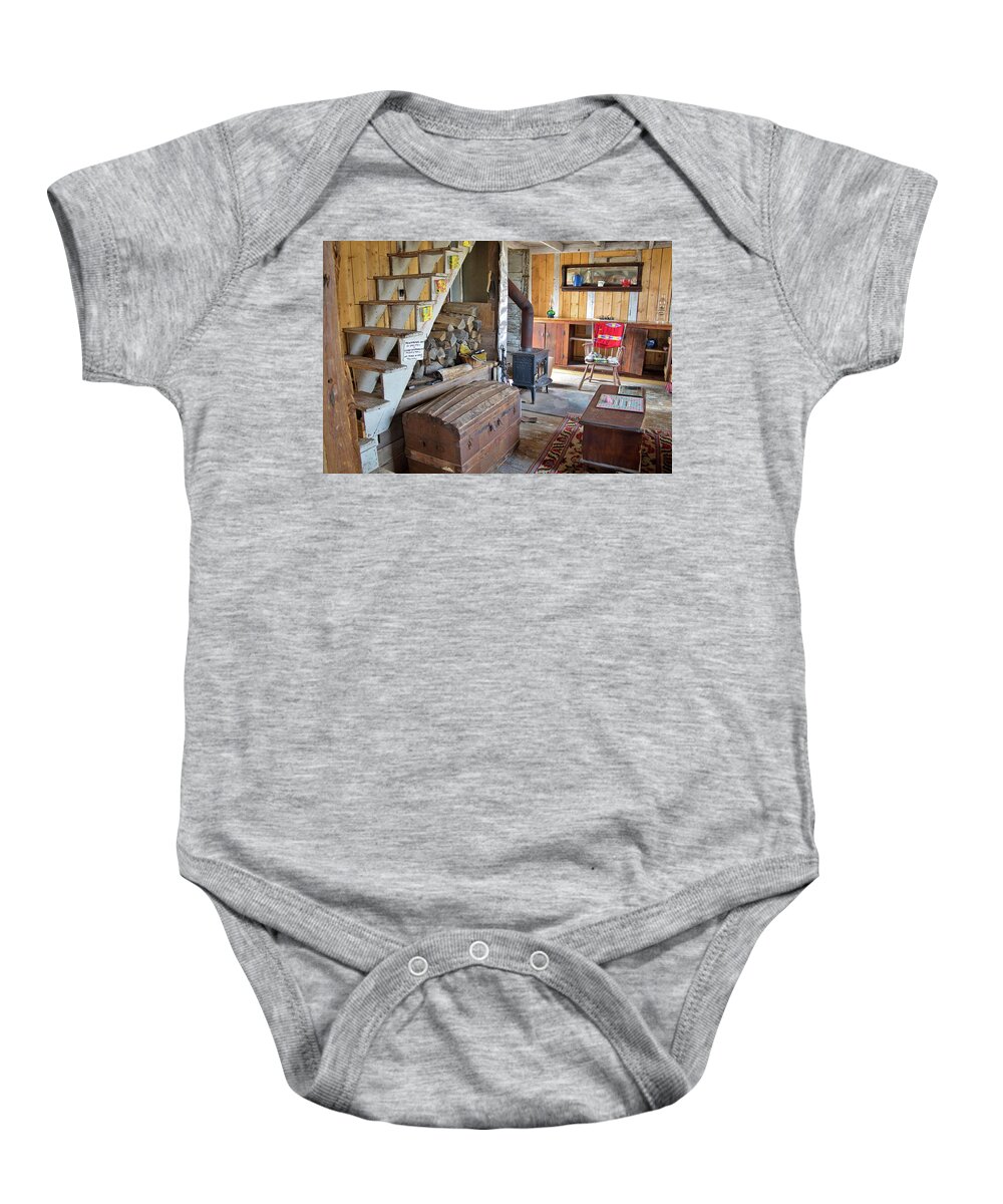 Cape Cod Baby Onesie featuring the photograph C-Scape Living Room by Marisa Geraghty Photography