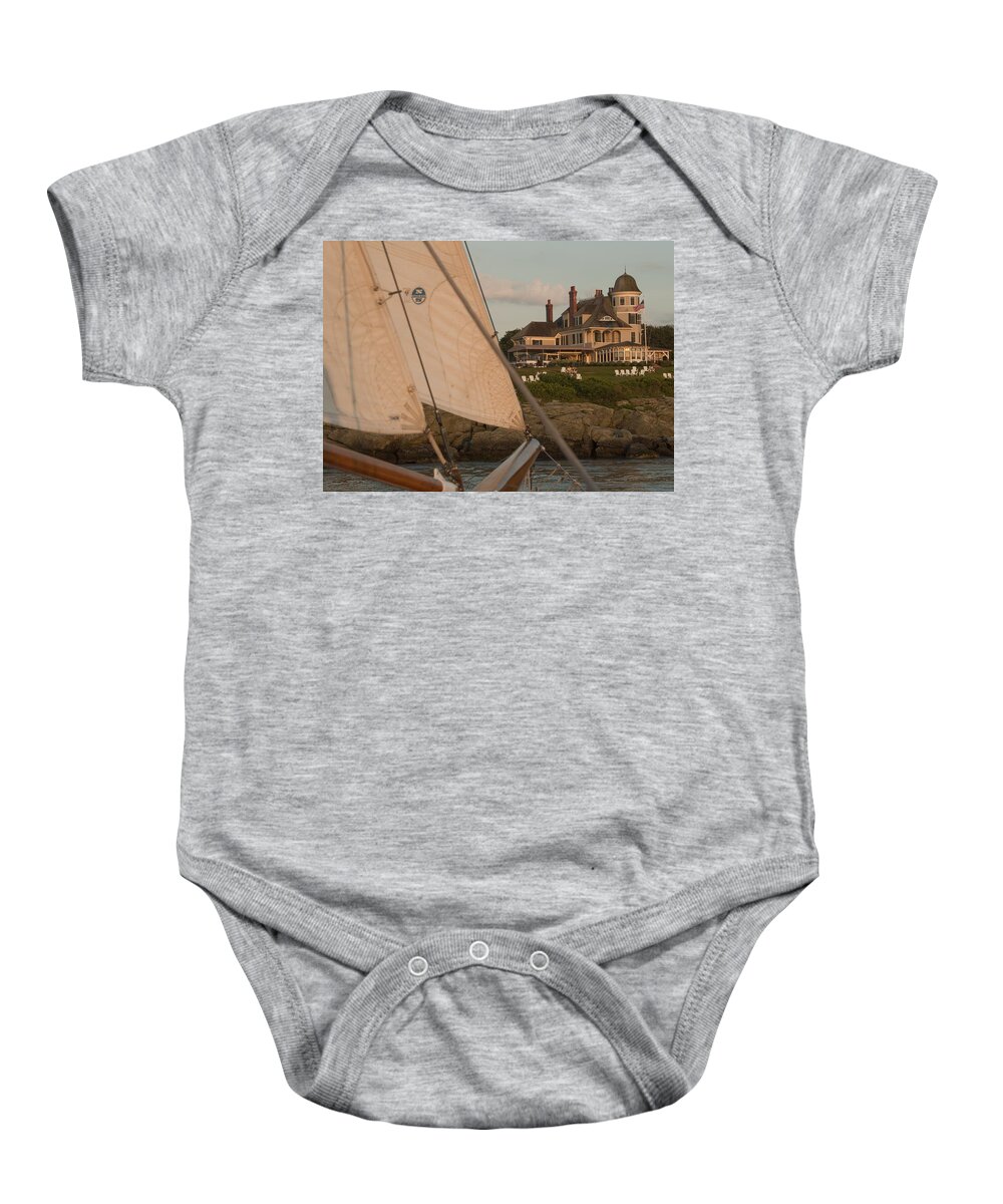 Castle Hill Baby Onesie featuring the photograph Castle Hill by Steven Natanson