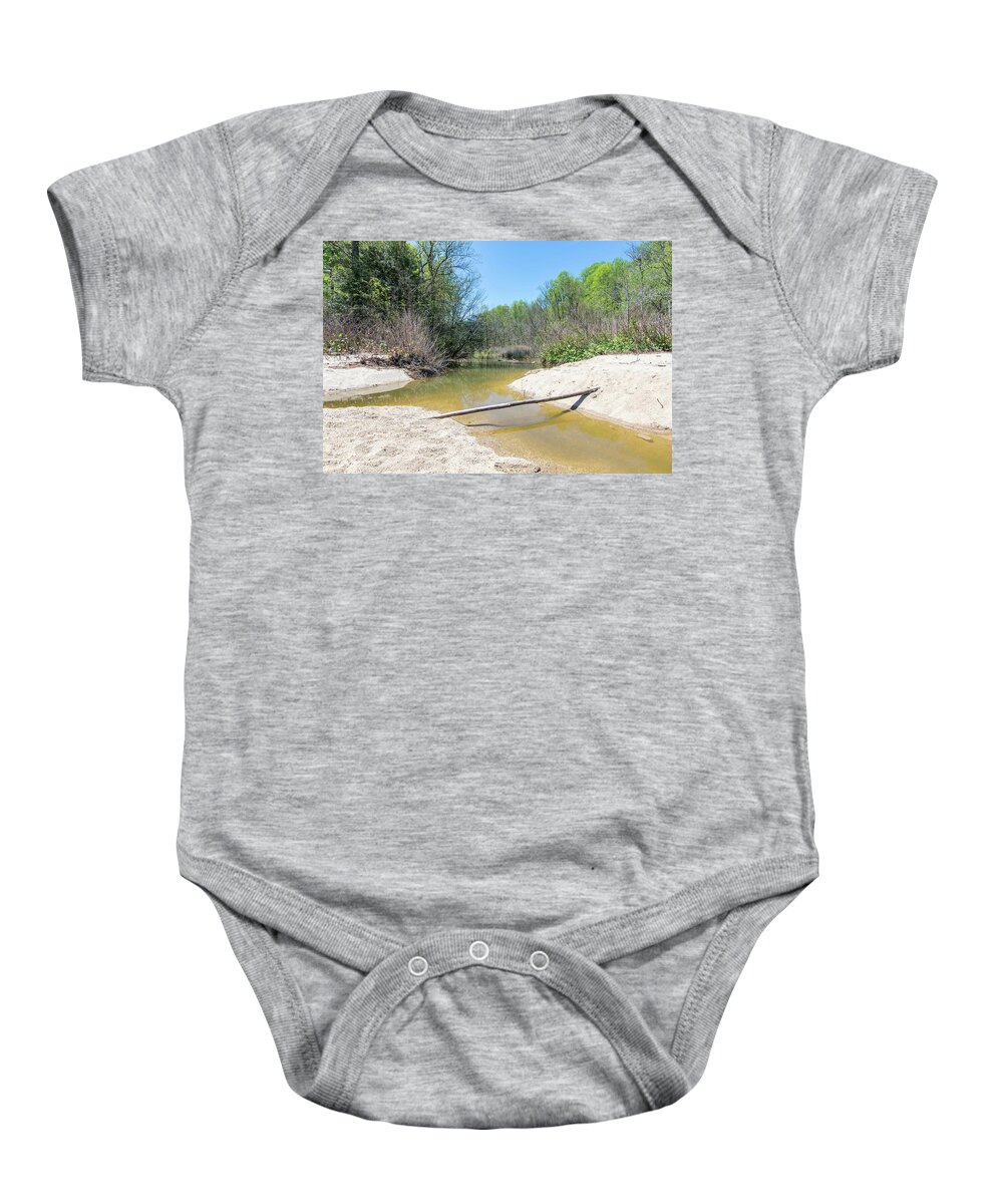 Landscape Baby Onesie featuring the photograph Chesapeake Tributary by Charles Kraus