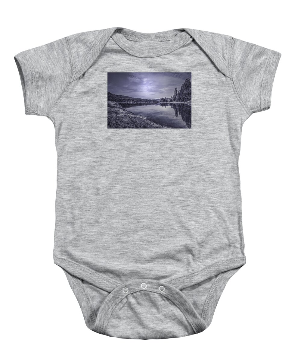 China Bend Baby Onesie featuring the photograph China Bend2 by Loni Collins