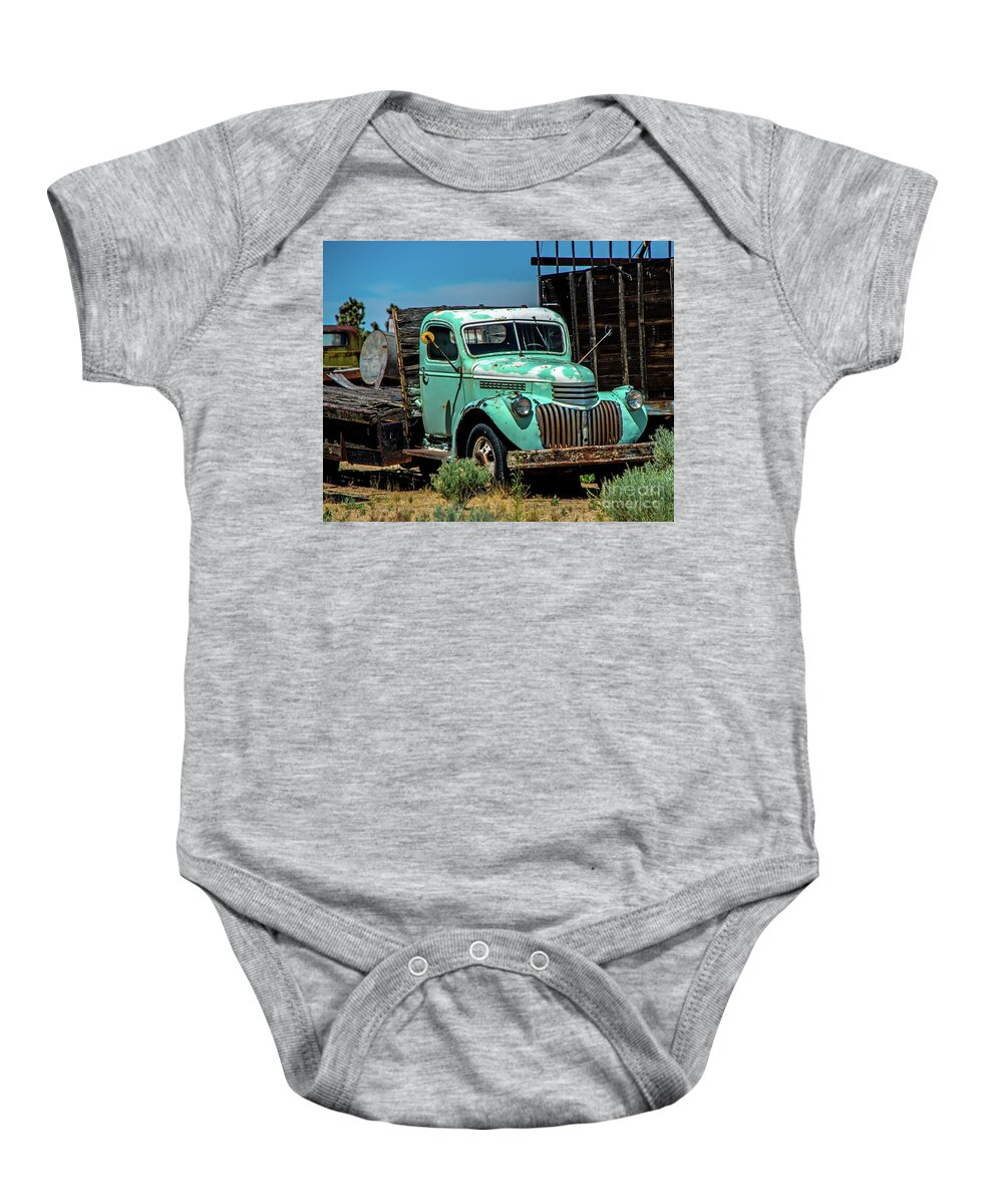Truck Baby Onesie featuring the photograph Cima Truck by Stephen Whalen