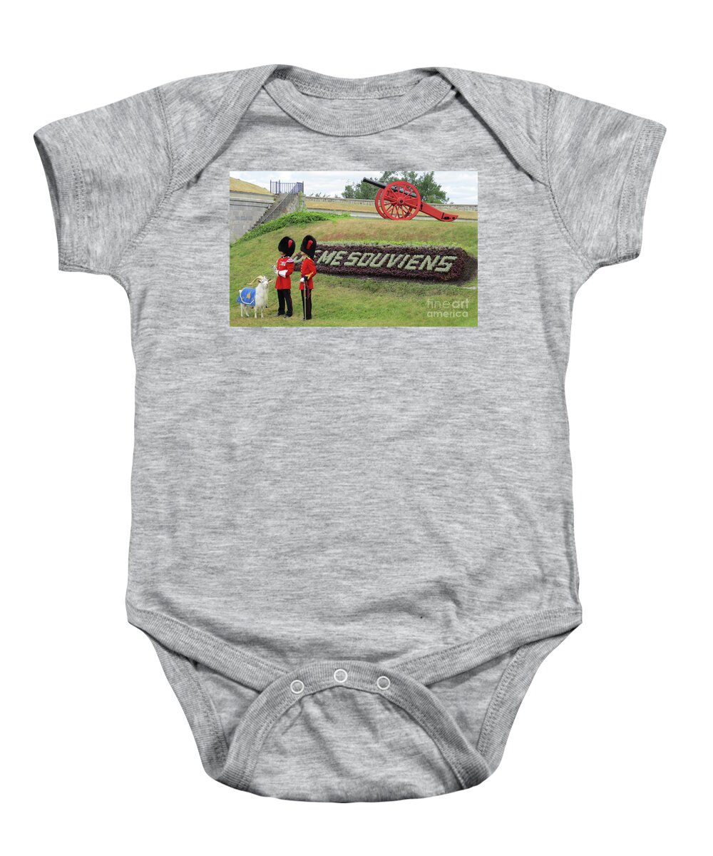 The Citadelle Of Quebec Baby Onesie featuring the photograph Citadel 27 by Randall Weidner