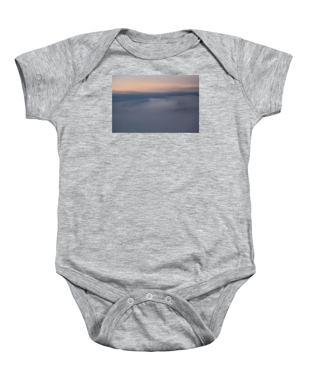 Photograph; Giclee Baby Onesie featuring the photograph Cloud Abstract by Suzanne Gaff
