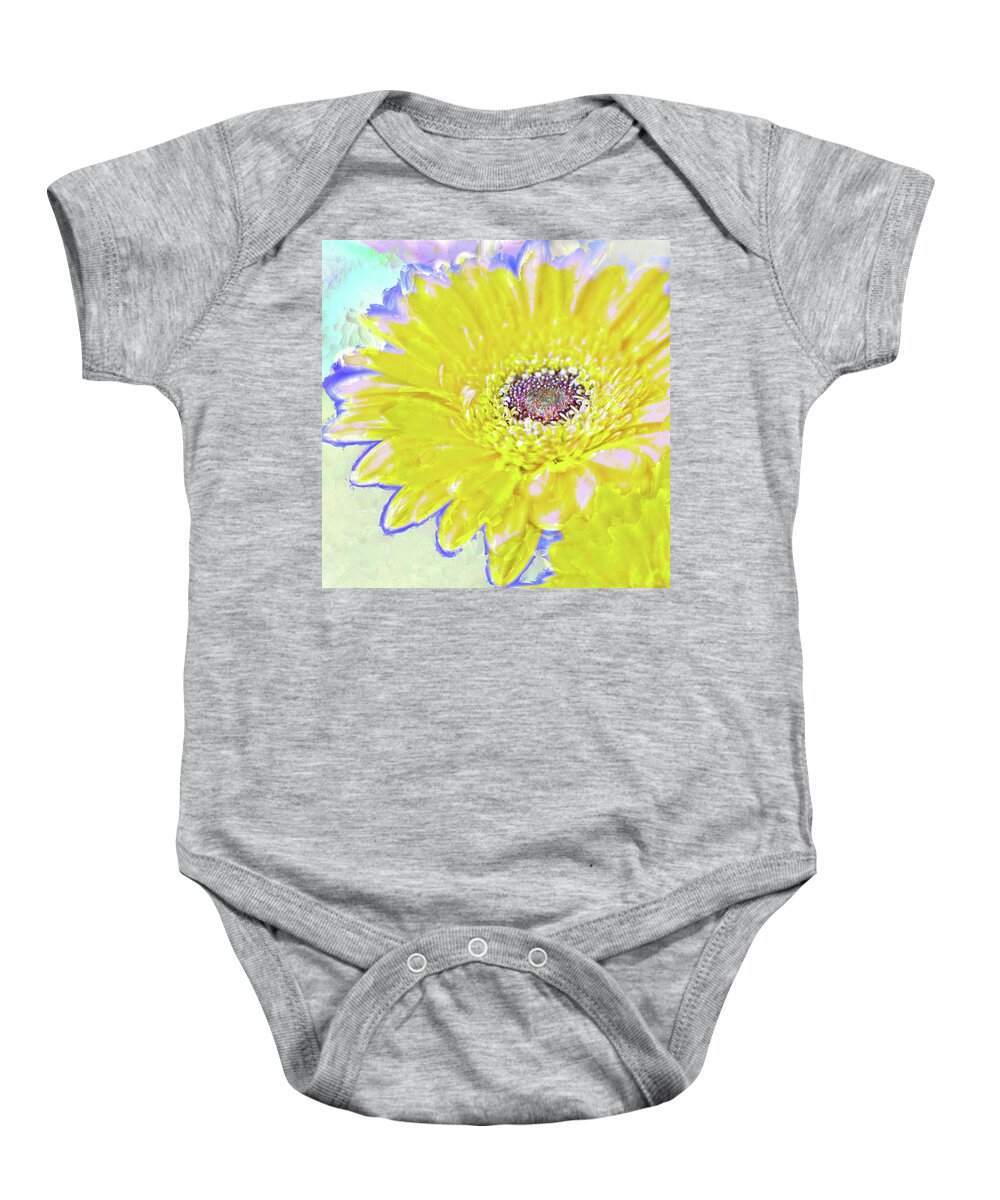 Flower Baby Onesie featuring the photograph Colorful Gerbera by Natalie Rotman Cote