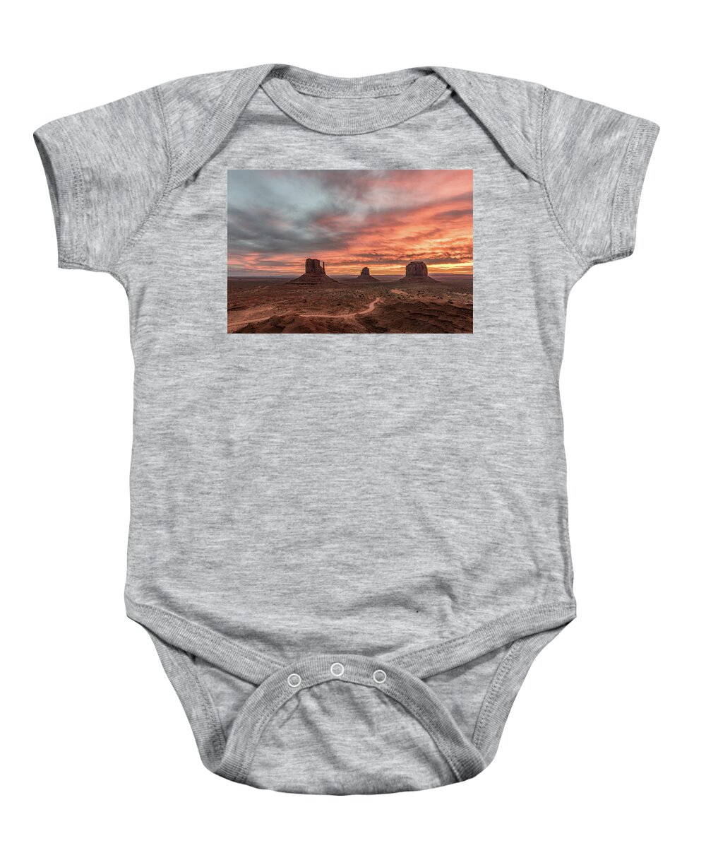 America Baby Onesie featuring the photograph Colors of the Past by Jon Glaser