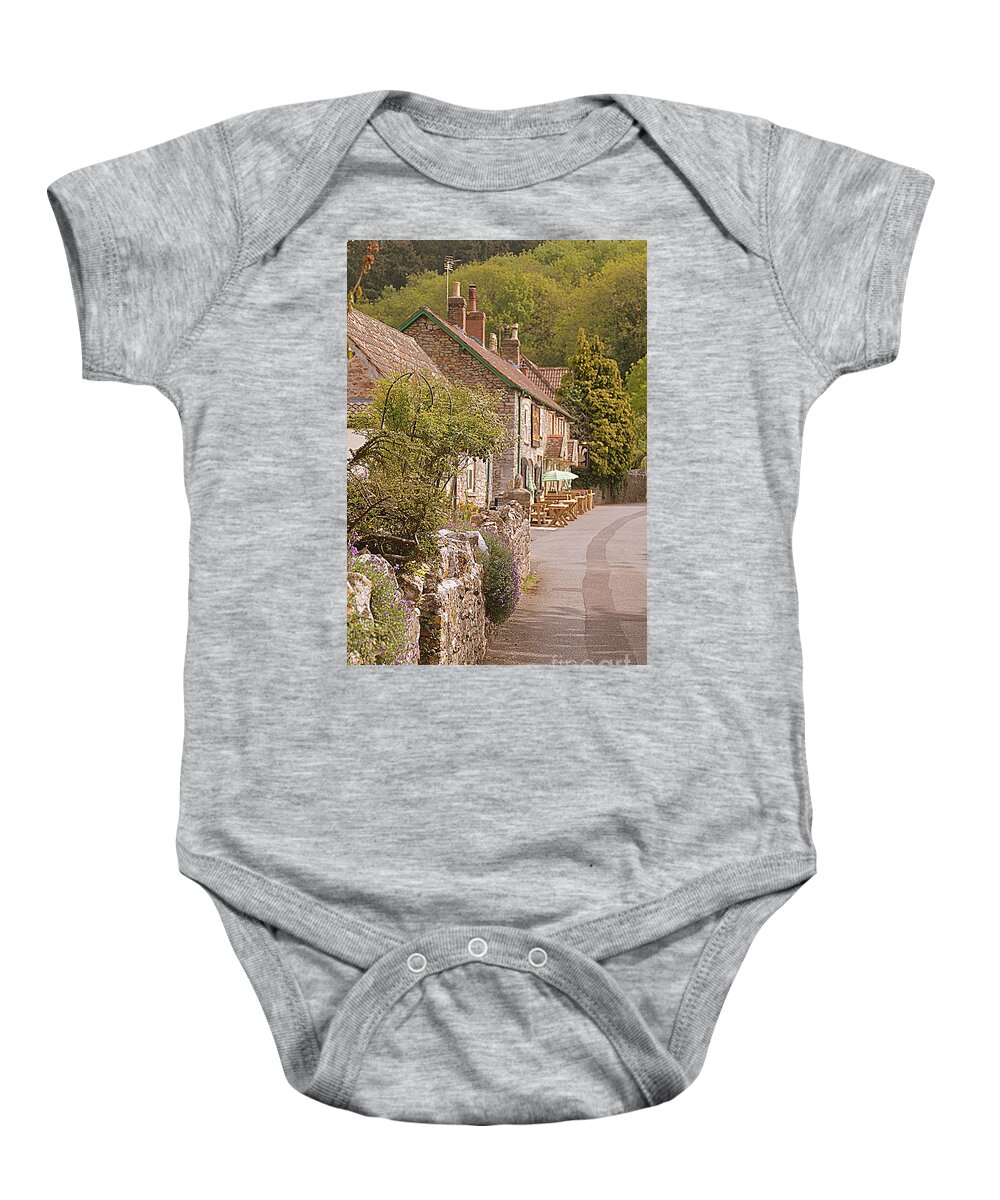 Pub Baby Onesie featuring the photograph Country Pub by Andy Thompson