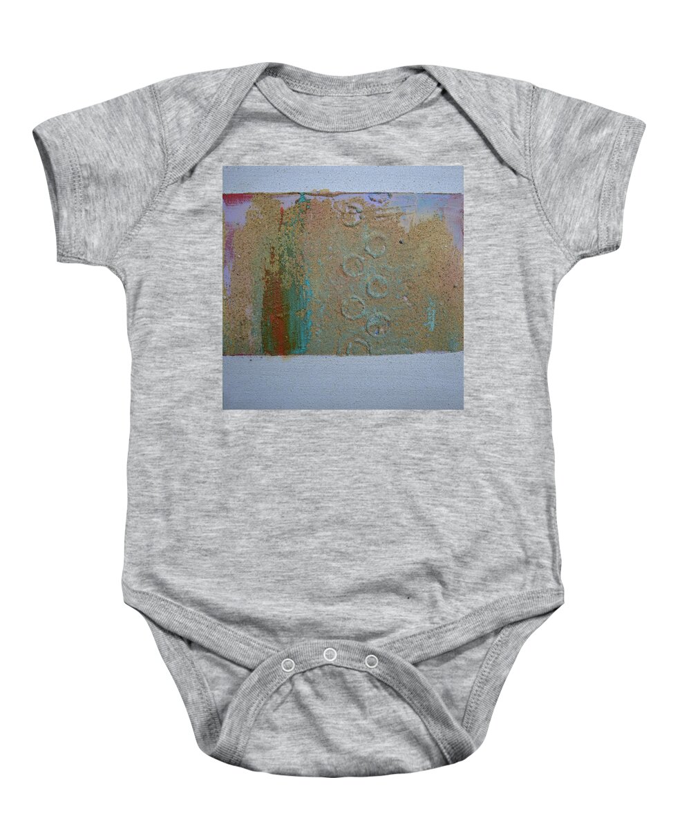 Lyrical Abstraction Baby Onesie featuring the painting Daily Abstraction 218032601 by Eduard Meinema