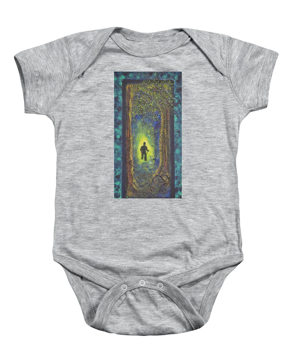  Baby Onesie featuring the painting Death of Gaia's Hypothesis by Rod B Rainey
