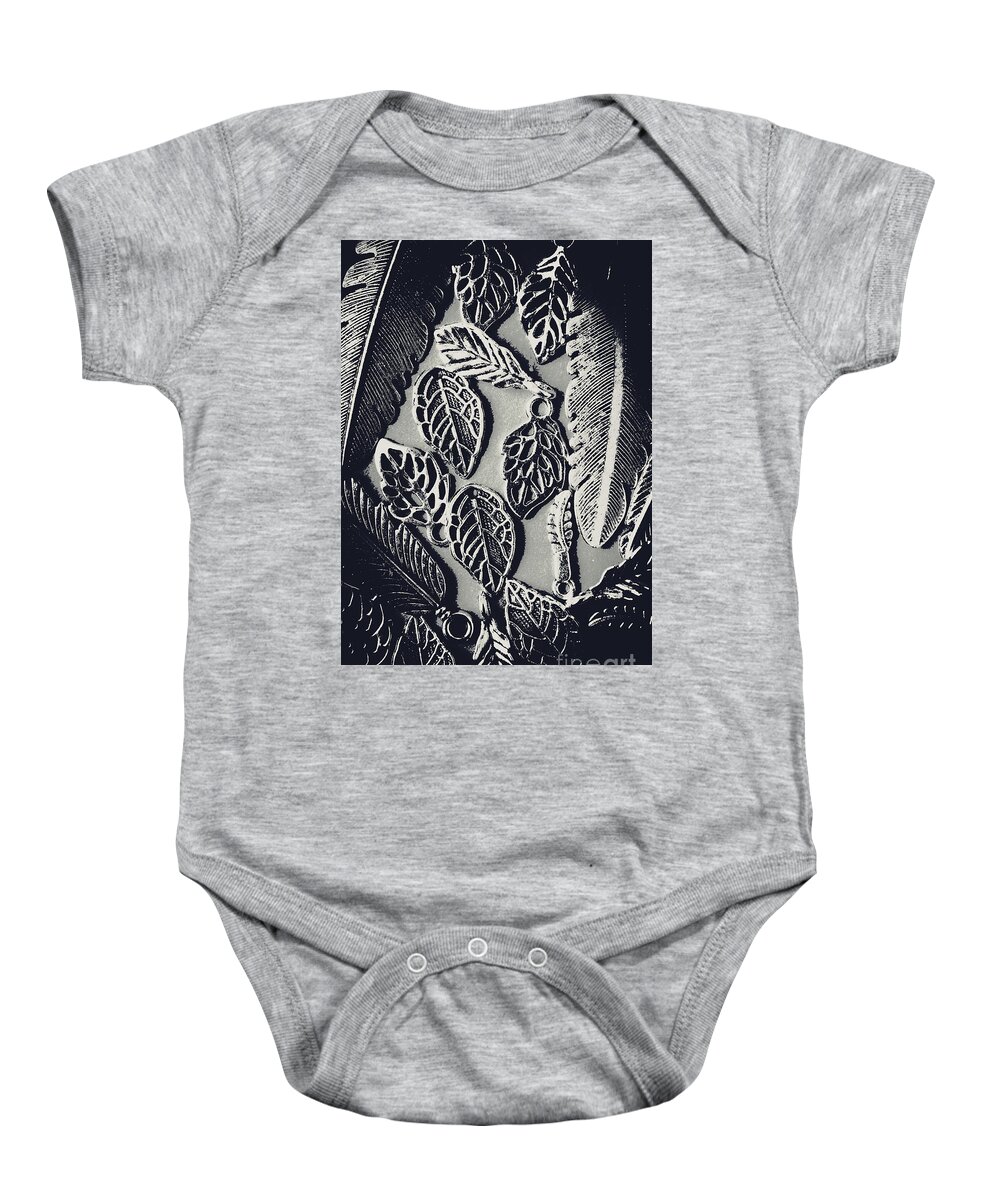 Still-life Baby Onesie featuring the photograph Decorative nature design by Jorgo Photography