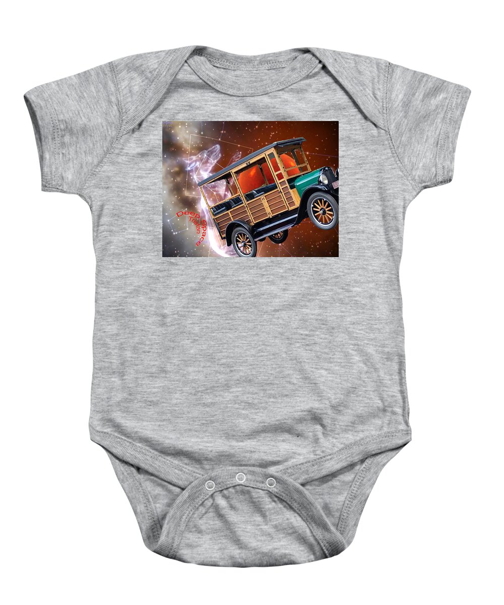 Solar-system Baby Onesie featuring the digital art Deep Space by Tristan Armstrong