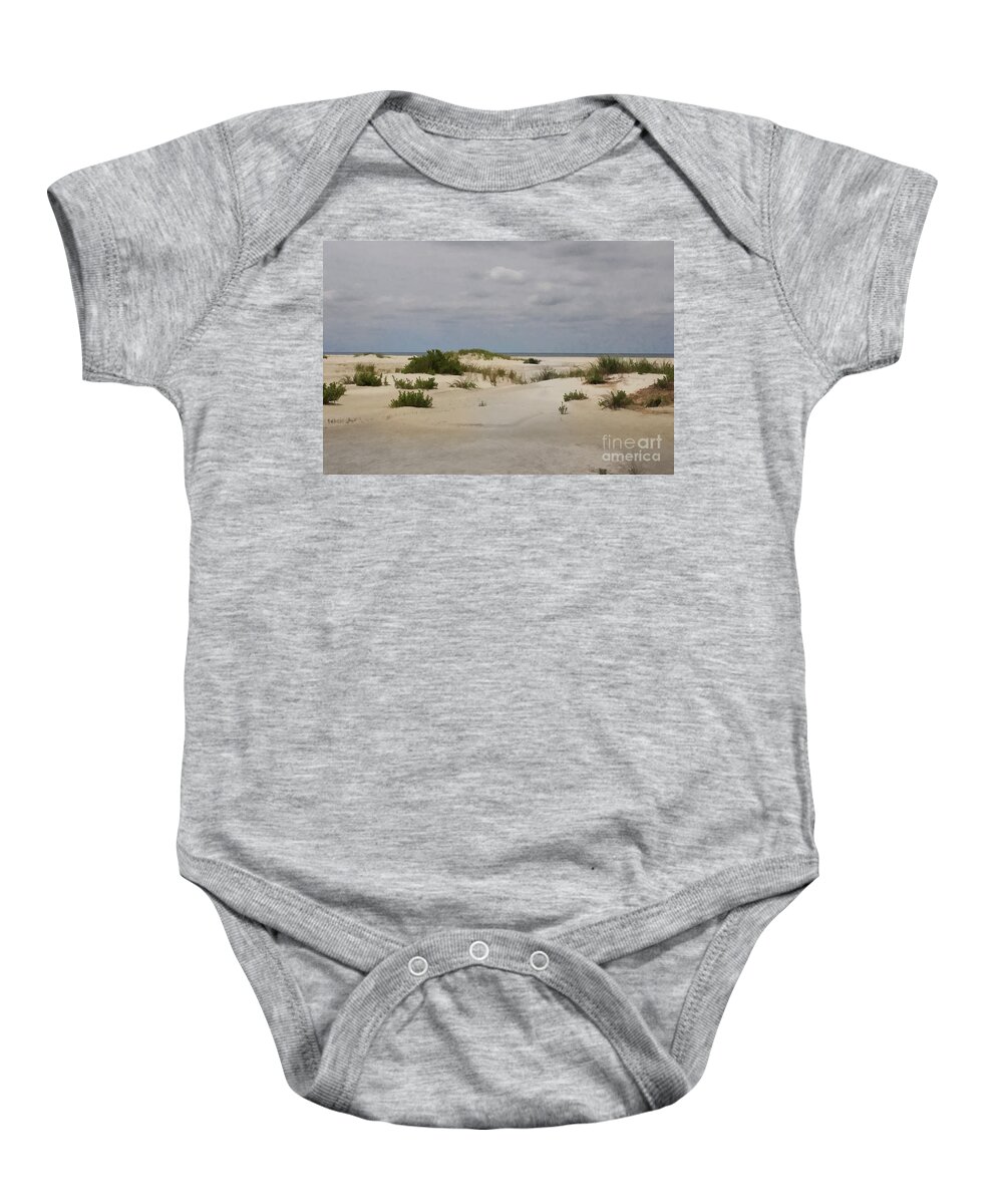 Sand Dunes Baby Onesie featuring the photograph Delightful Dunes by Roberta Byram