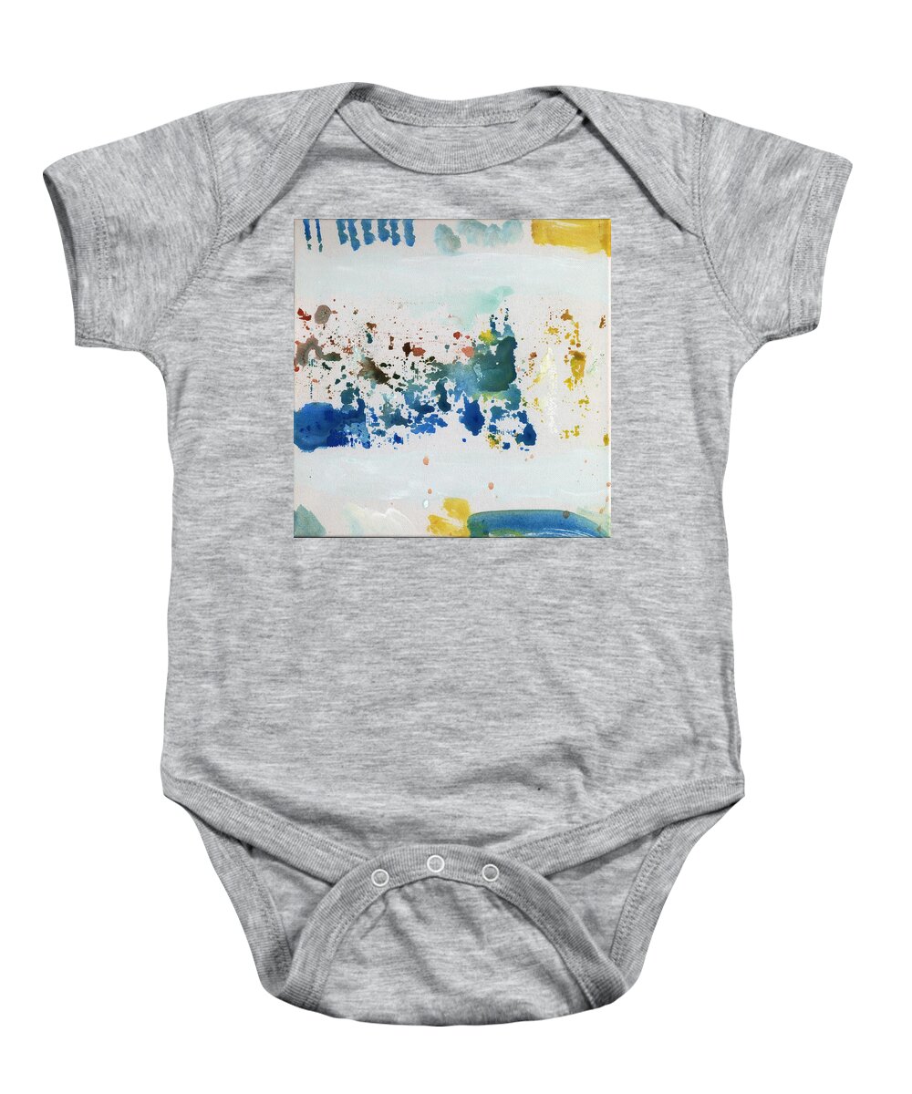 Dna Baby Onesie featuring the painting DNA Sample by Phil Strang