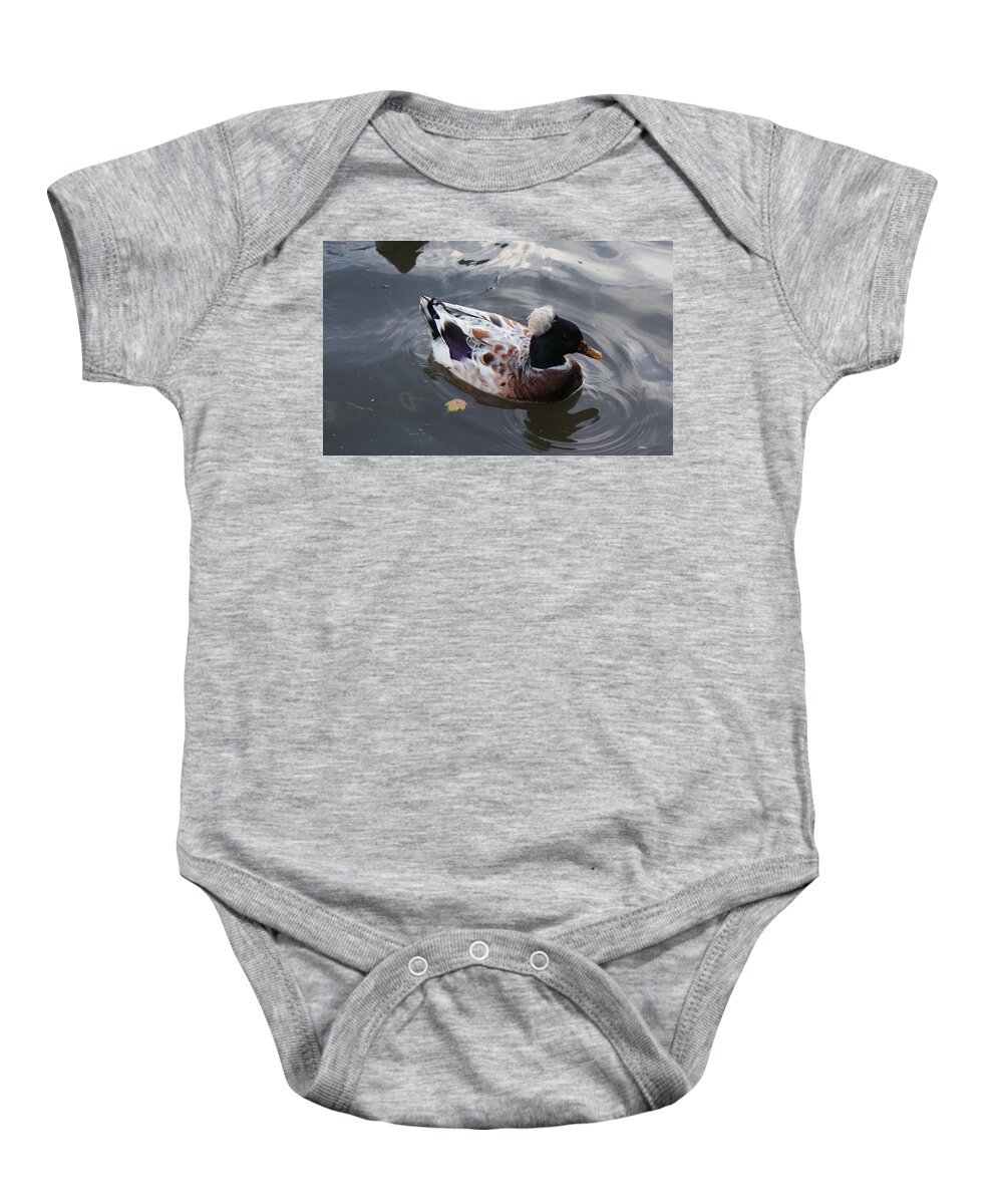 Duck Baby Onesie featuring the photograph Duck by Julia Woodman