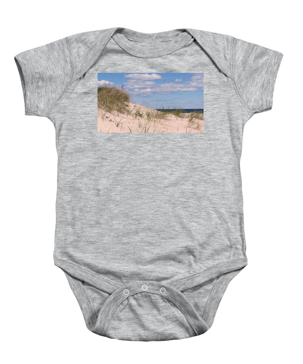 Dunes Baby Onesie featuring the photograph Dunes of White Horse Beach by Janice Drew