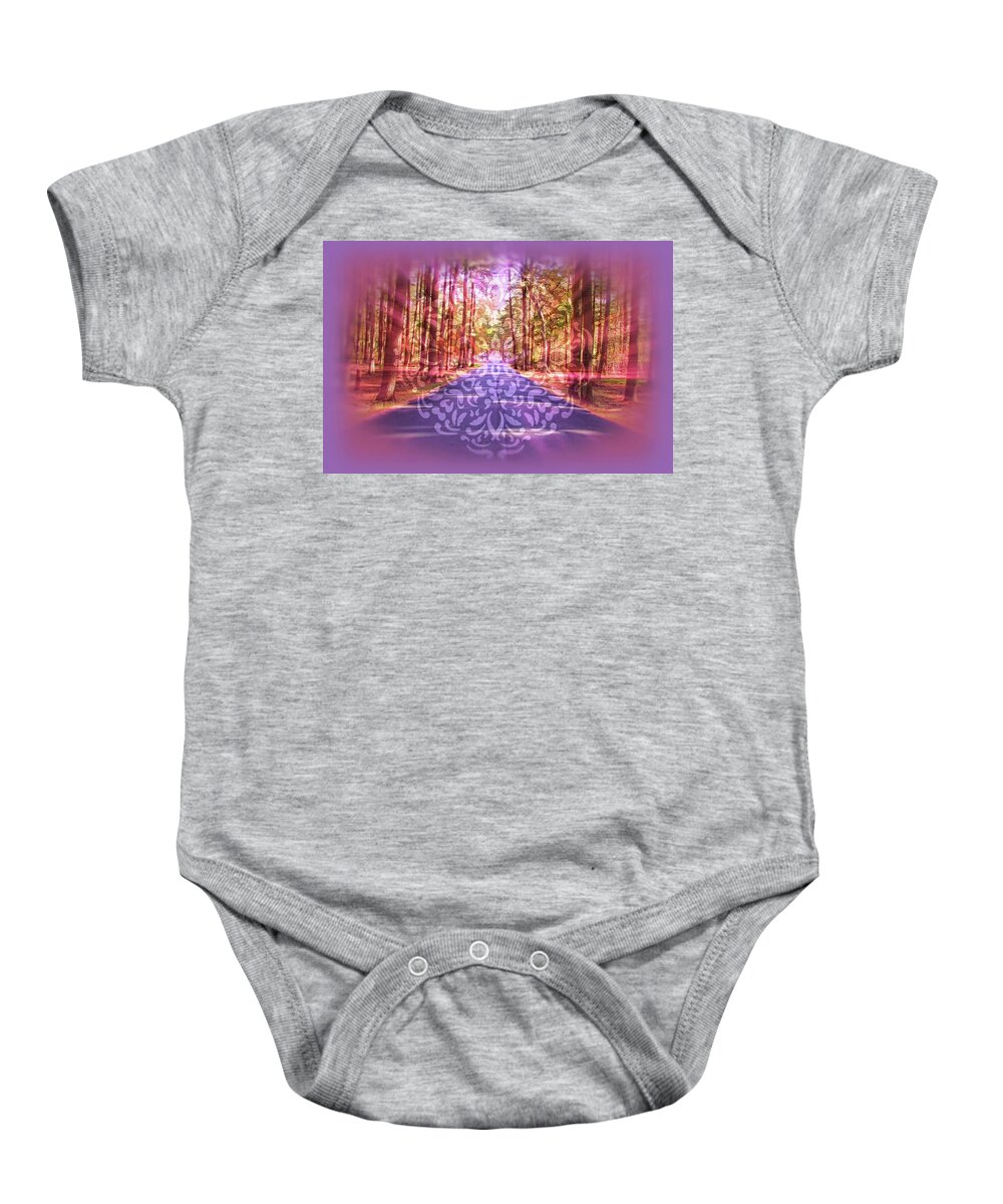 Dreams Baby Onesie featuring the photograph Enter My Dream by Angie Tirado