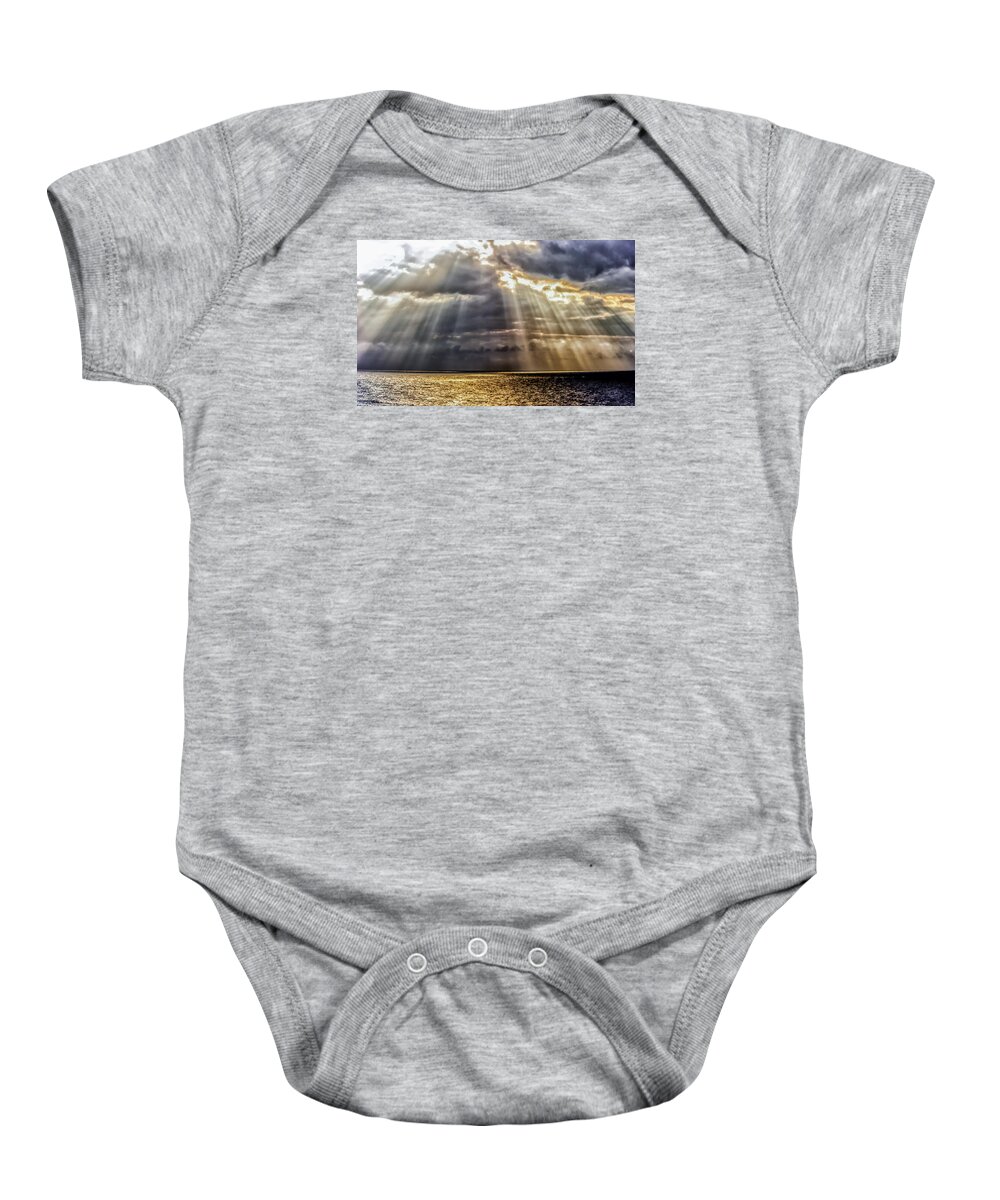 Landscape Baby Onesie featuring the photograph The Great Hall by Charles McCleanon