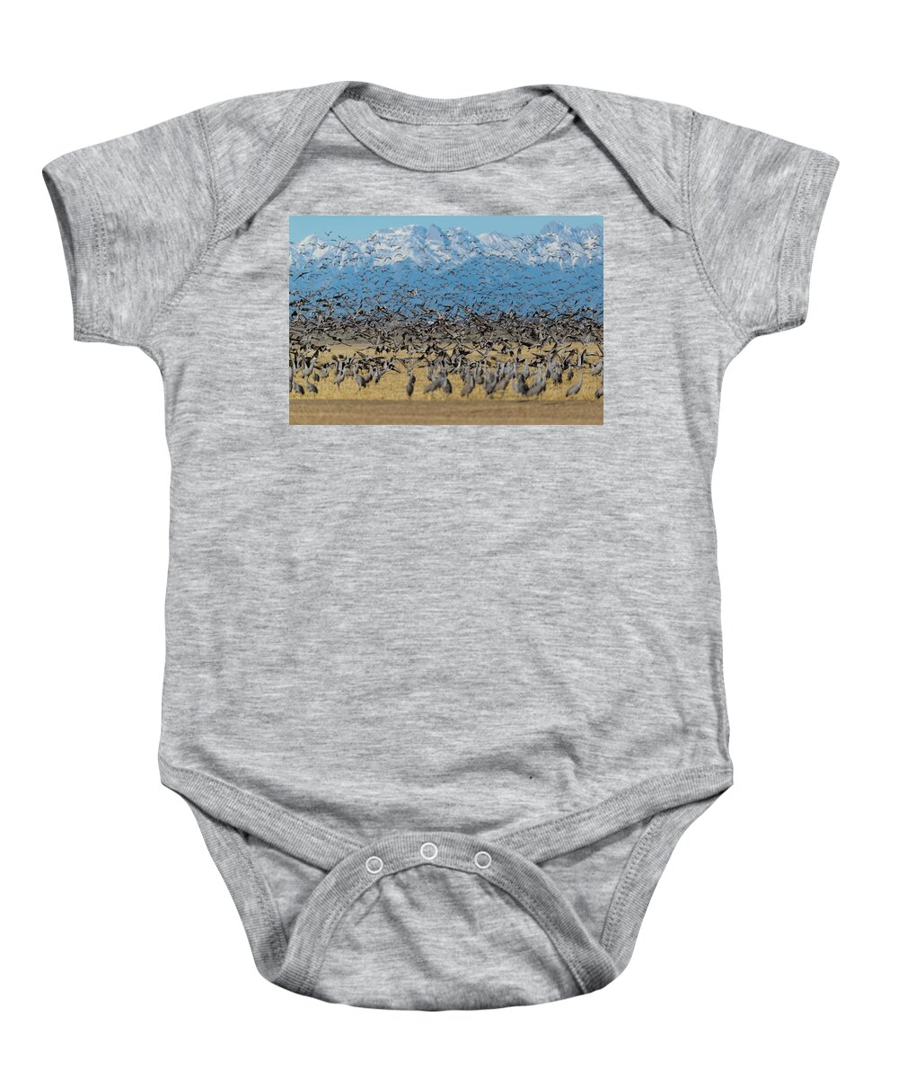 Monte Vista Baby Onesie featuring the photograph Eruption In The Valley by David F Hunter