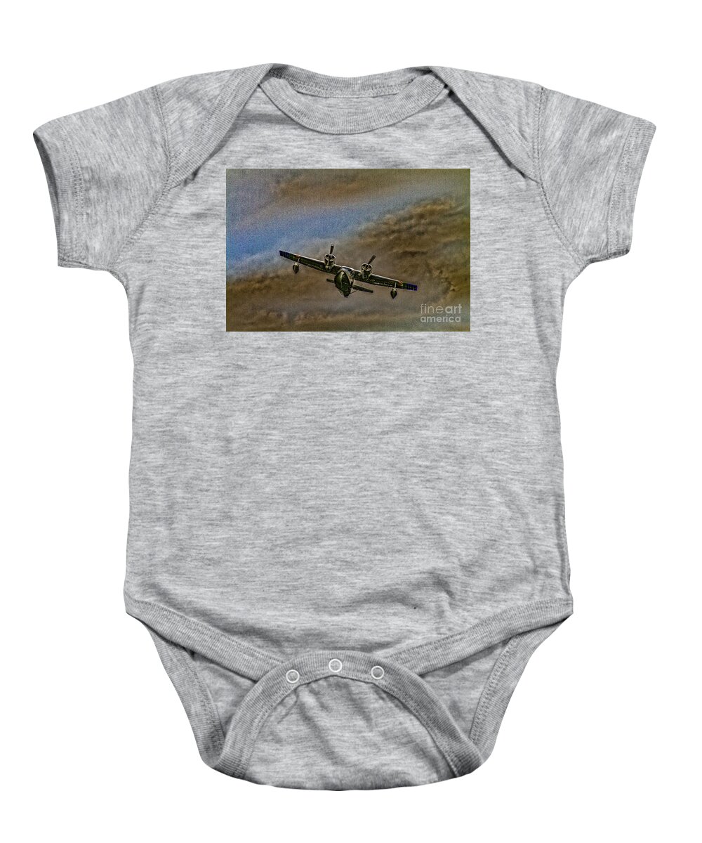 Storm Baby Onesie featuring the photograph Escaping the Storm by William Norton