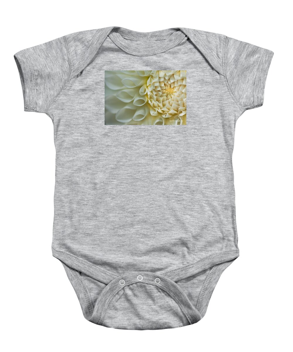 Dahlias Baby Onesie featuring the photograph Fade to Blue by Marilyn Cornwell