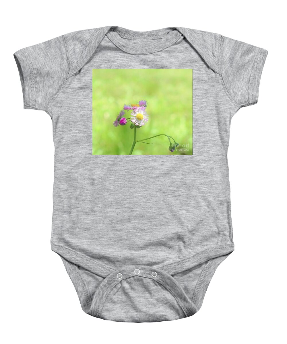 Flower Baby Onesie featuring the photograph Feeling Great, thank you by Merle Grenz