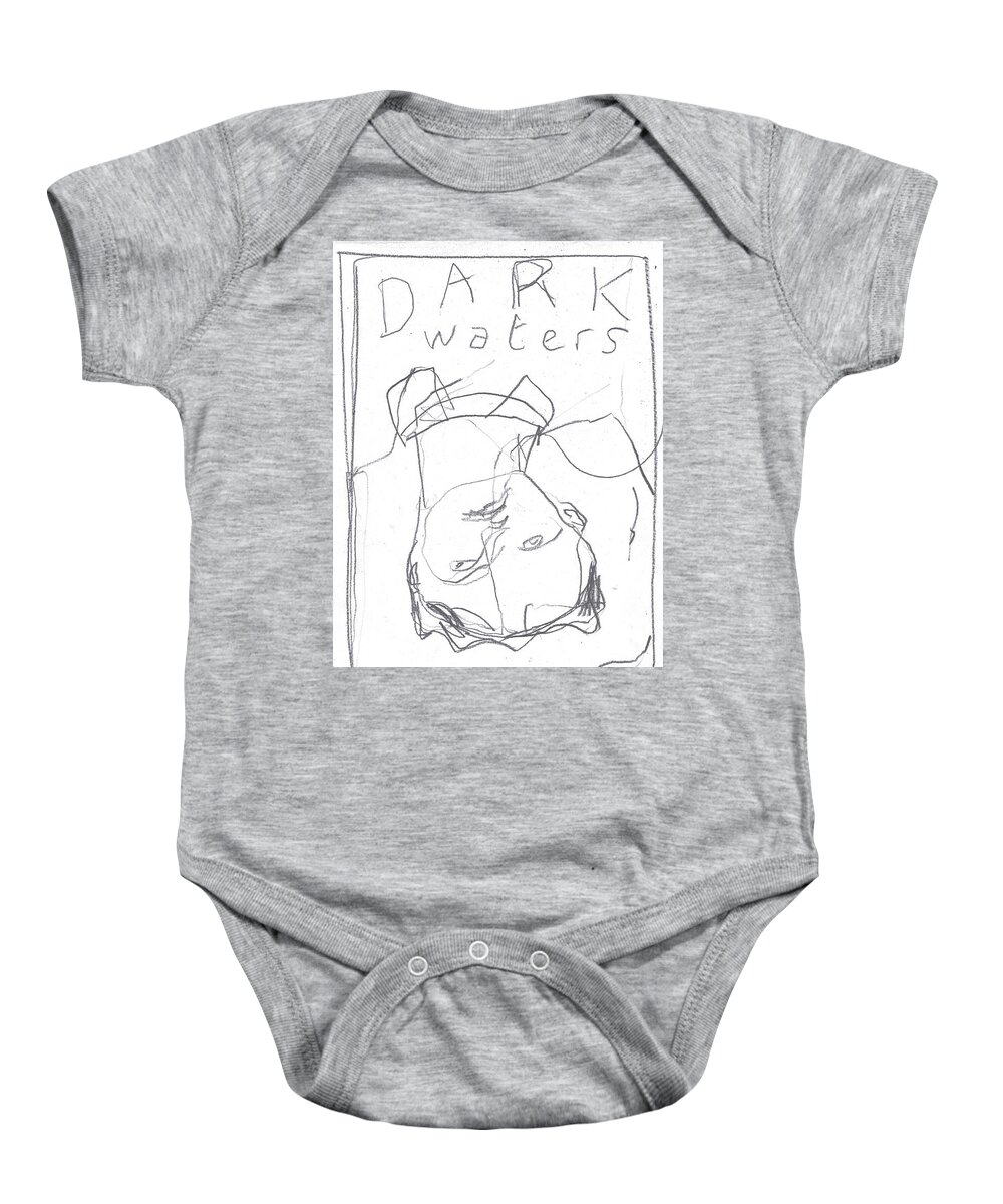 Sketch Baby Onesie featuring the drawing For b story 4 5 by Edgeworth Johnstone