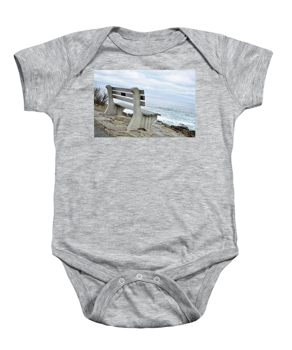 Marginal Way Baby Onesie featuring the photograph Forever Maine by Luke Moore