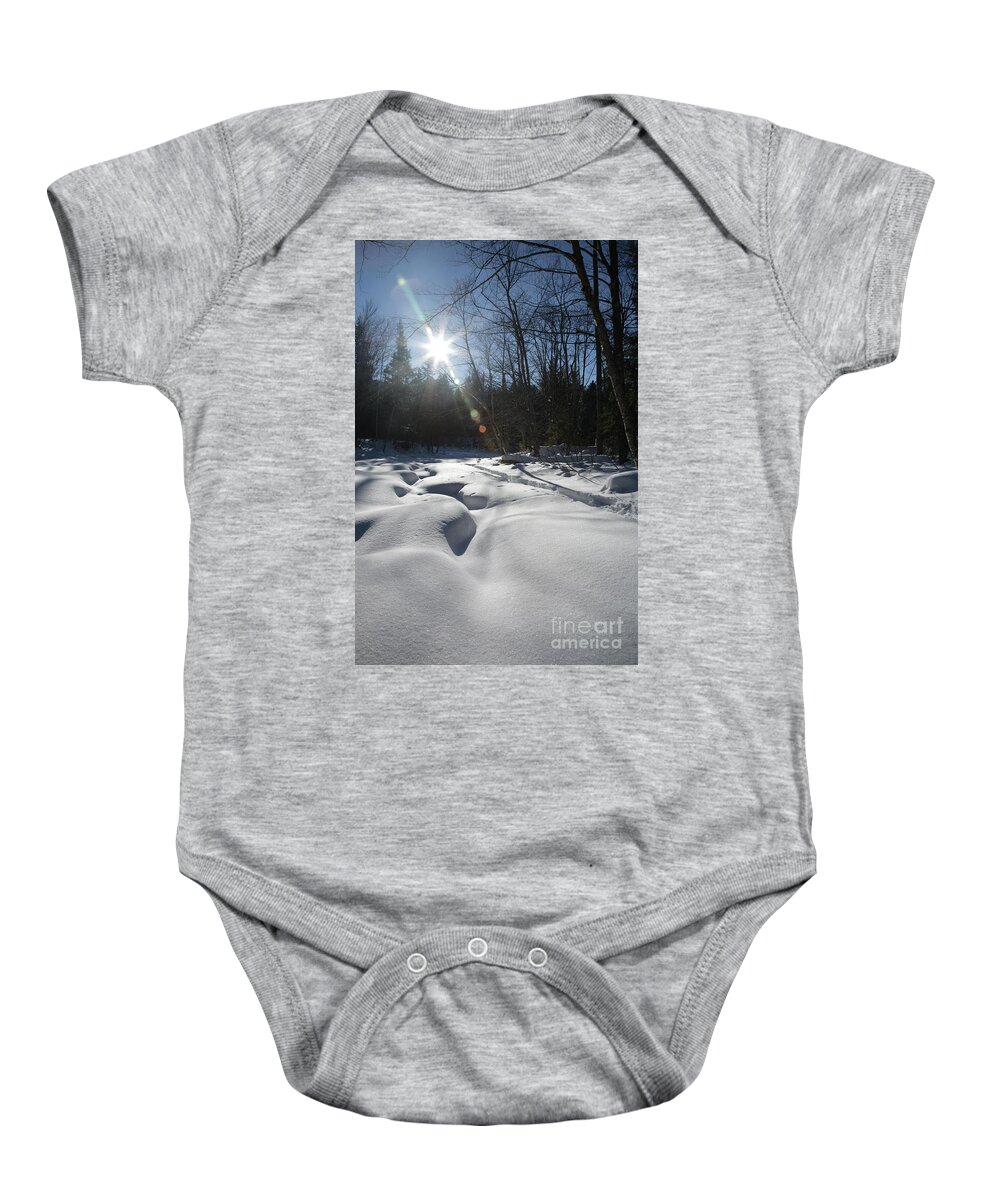 White Mountain National Forest Baby Onesie featuring the photograph Franconia Brook - Lincoln New Hampshire by Erin Paul Donovan