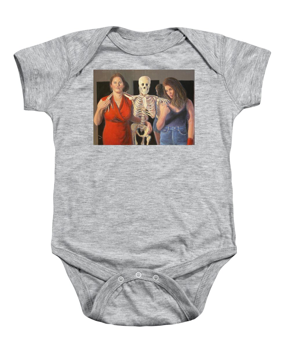 Realism Baby Onesie featuring the painting Generations #2 by Donelli DiMaria