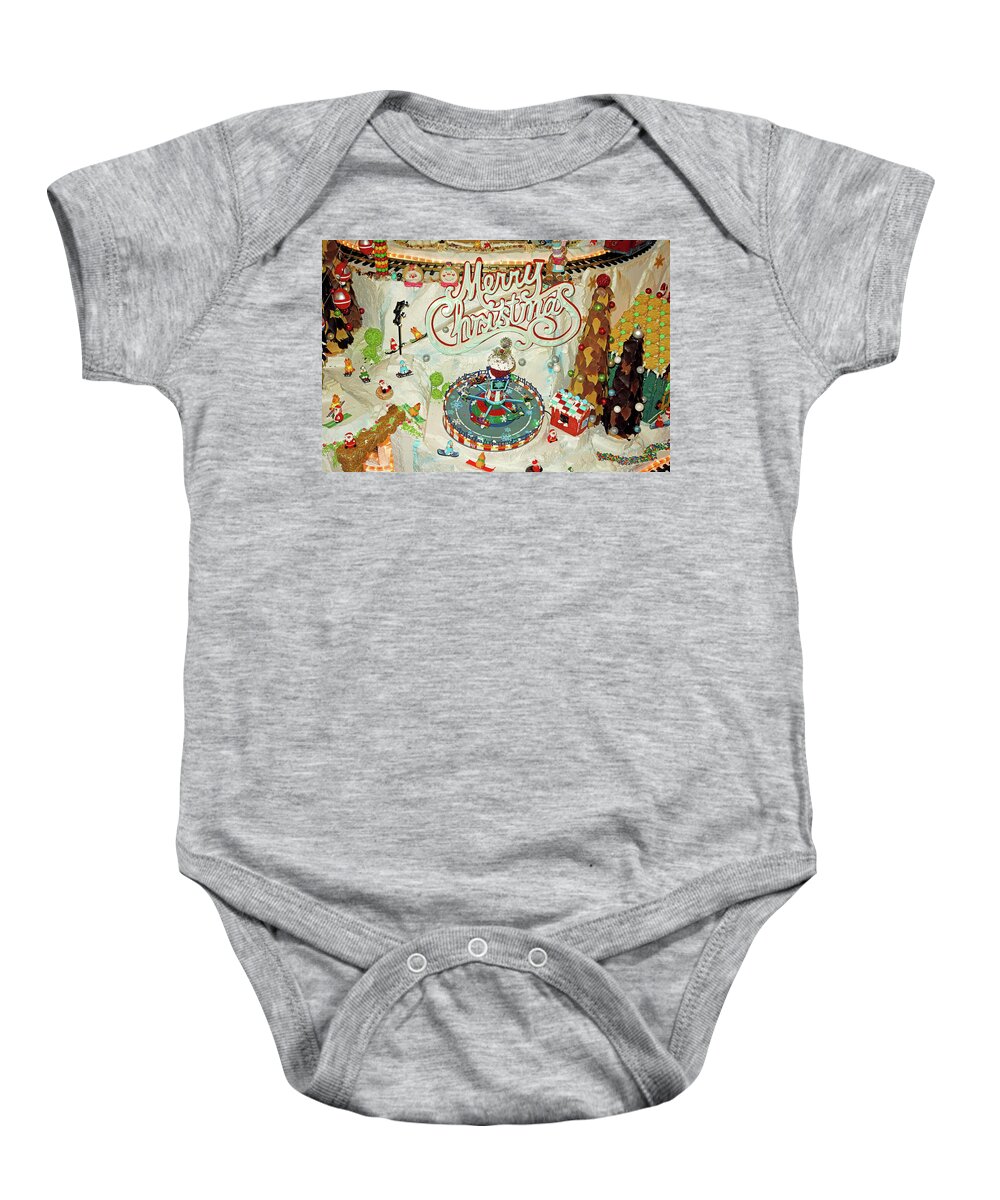 Gingerbread Baby Onesie featuring the photograph Gingerbread House Study 6 by Robert Meyers-Lussier