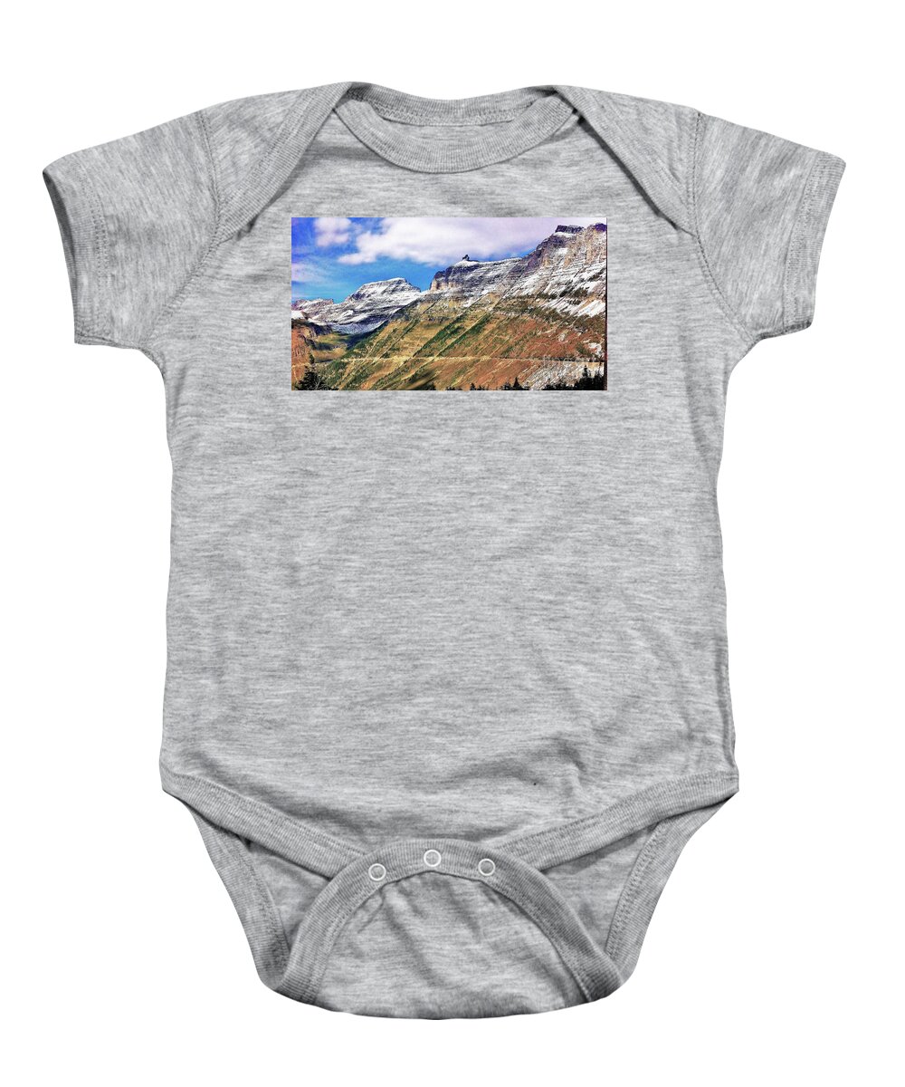 Landscape Baby Onesie featuring the photograph Glacier National Park 2 by Merle Grenz