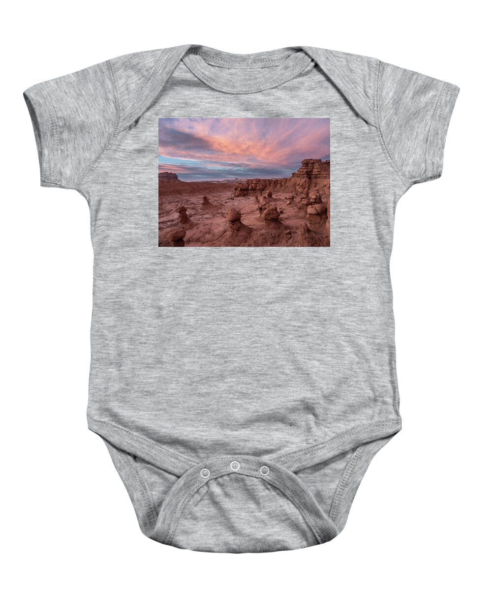 Goblin Baby Onesie featuring the photograph Goblin sunset by Martin Gollery