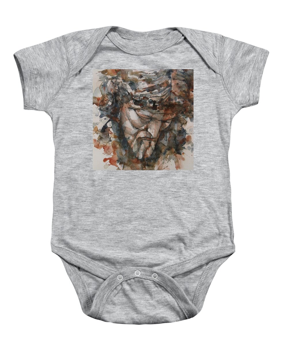 God Baby Onesie featuring the painting God is Great by Paul Lovering