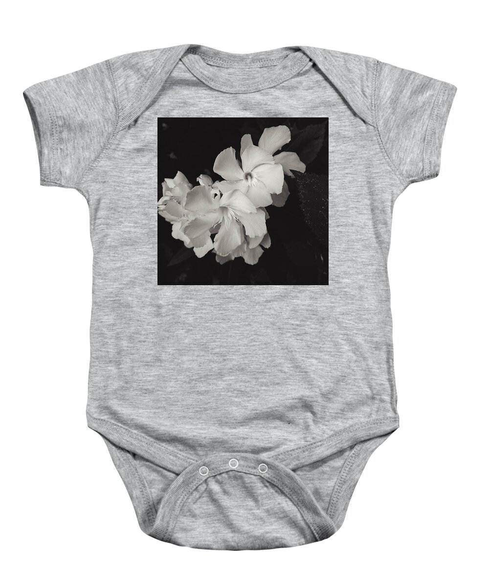 Flower Baby Onesie featuring the photograph Grace in White by Brad Hodges