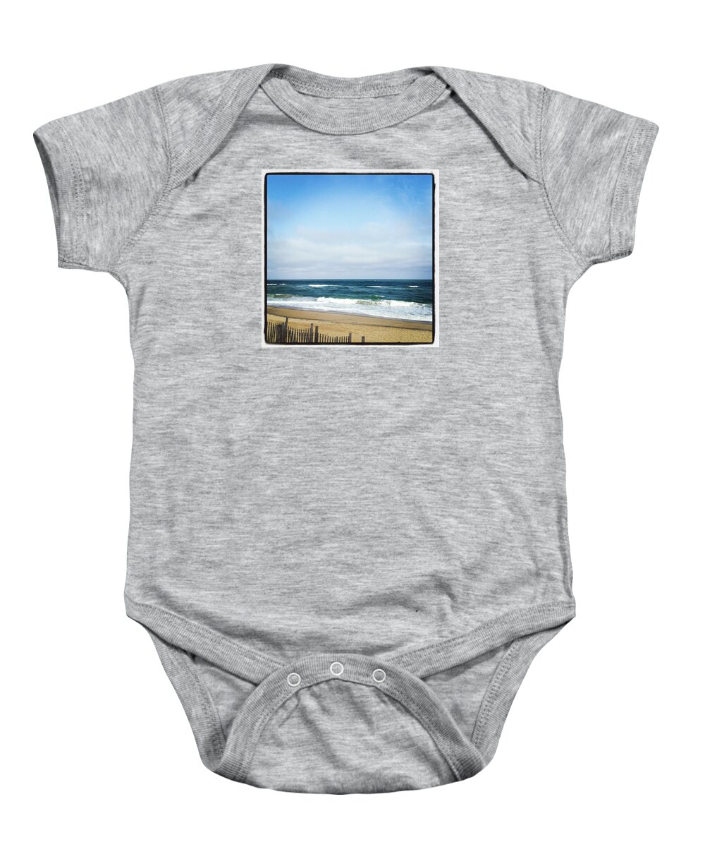 Beach Baby Onesie featuring the photograph Hampton Beach 2 2012 by Will Felix