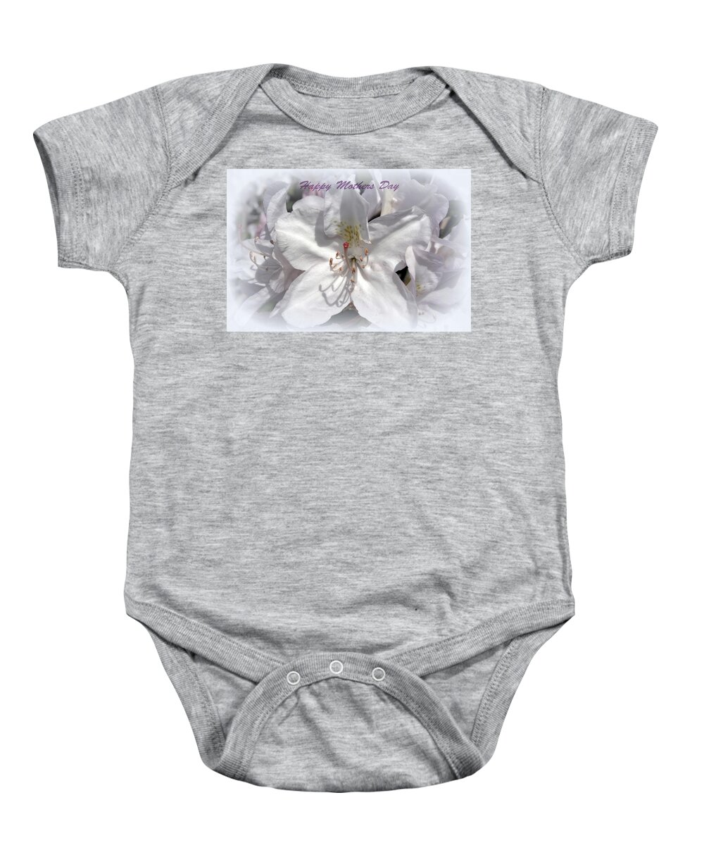 Happy Mothers Day Baby Onesie featuring the photograph Happy Mothers Day by Tikvah's Hope