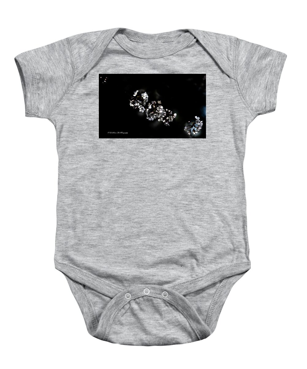 Flower Baby Onesie featuring the photograph Hawthorne Diamonds by Ed Stines