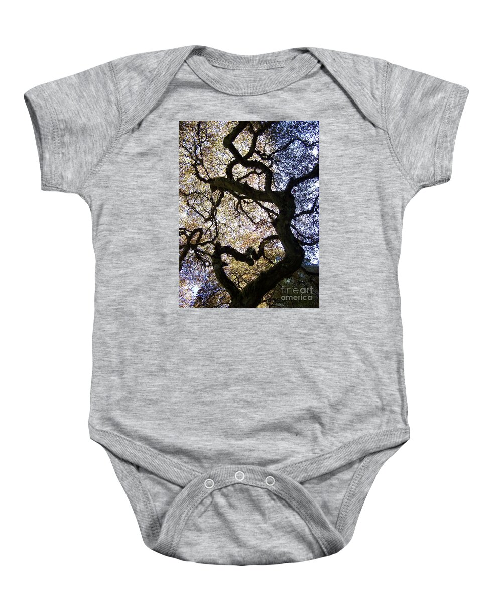 Tree Baby Onesie featuring the photograph Heart of the Forest by Julie Rauscher