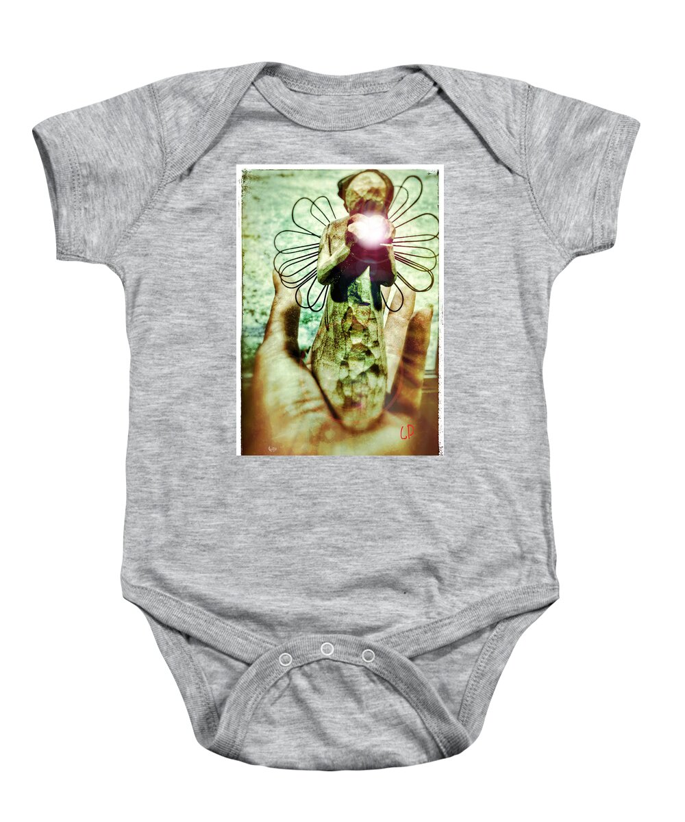 Hand Baby Onesie featuring the photograph Helping Hand by Christine Paris
