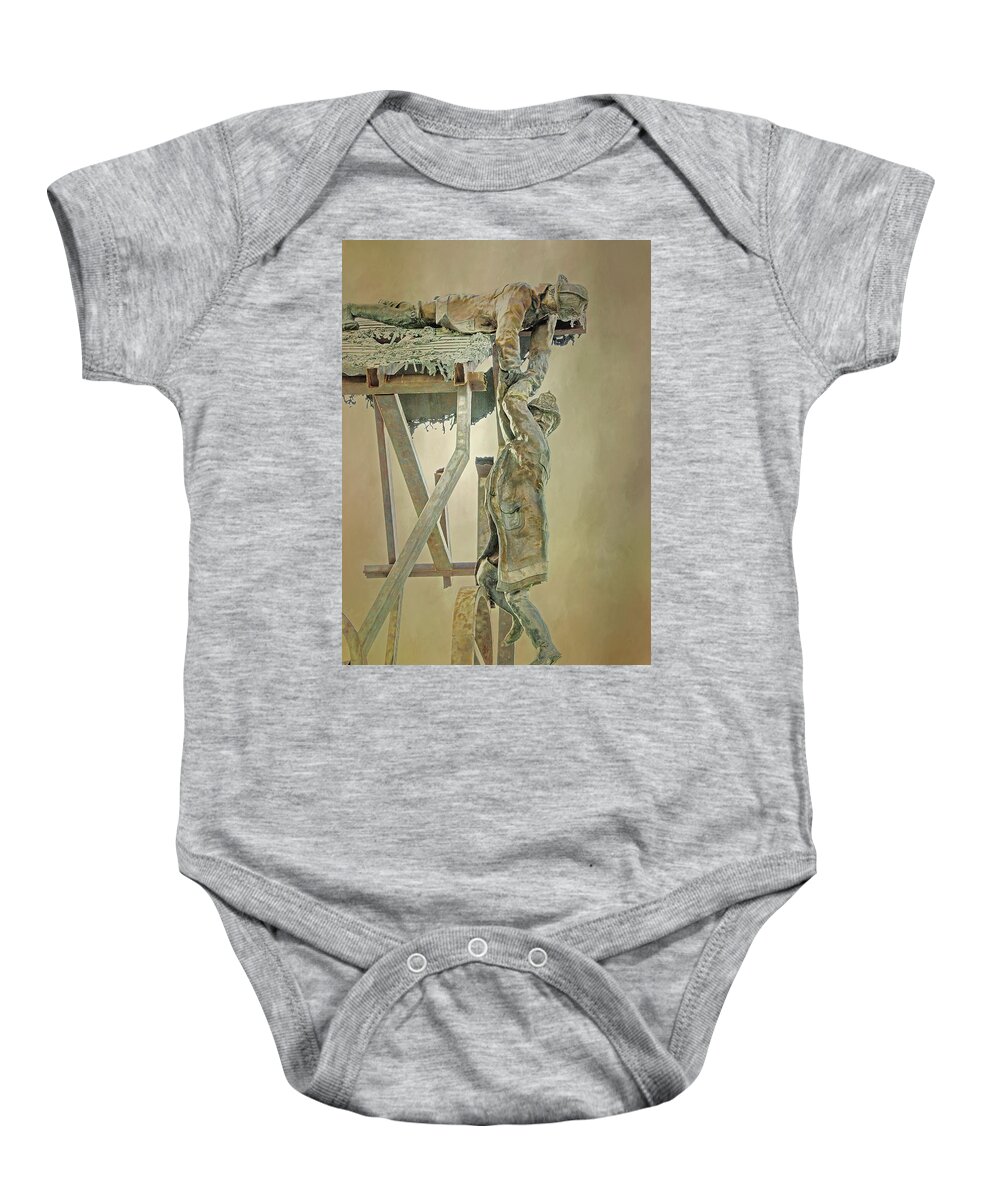 Helping Hands 1 Baby Onesie featuring the photograph Helping Hands 1 by Susan McMenamin