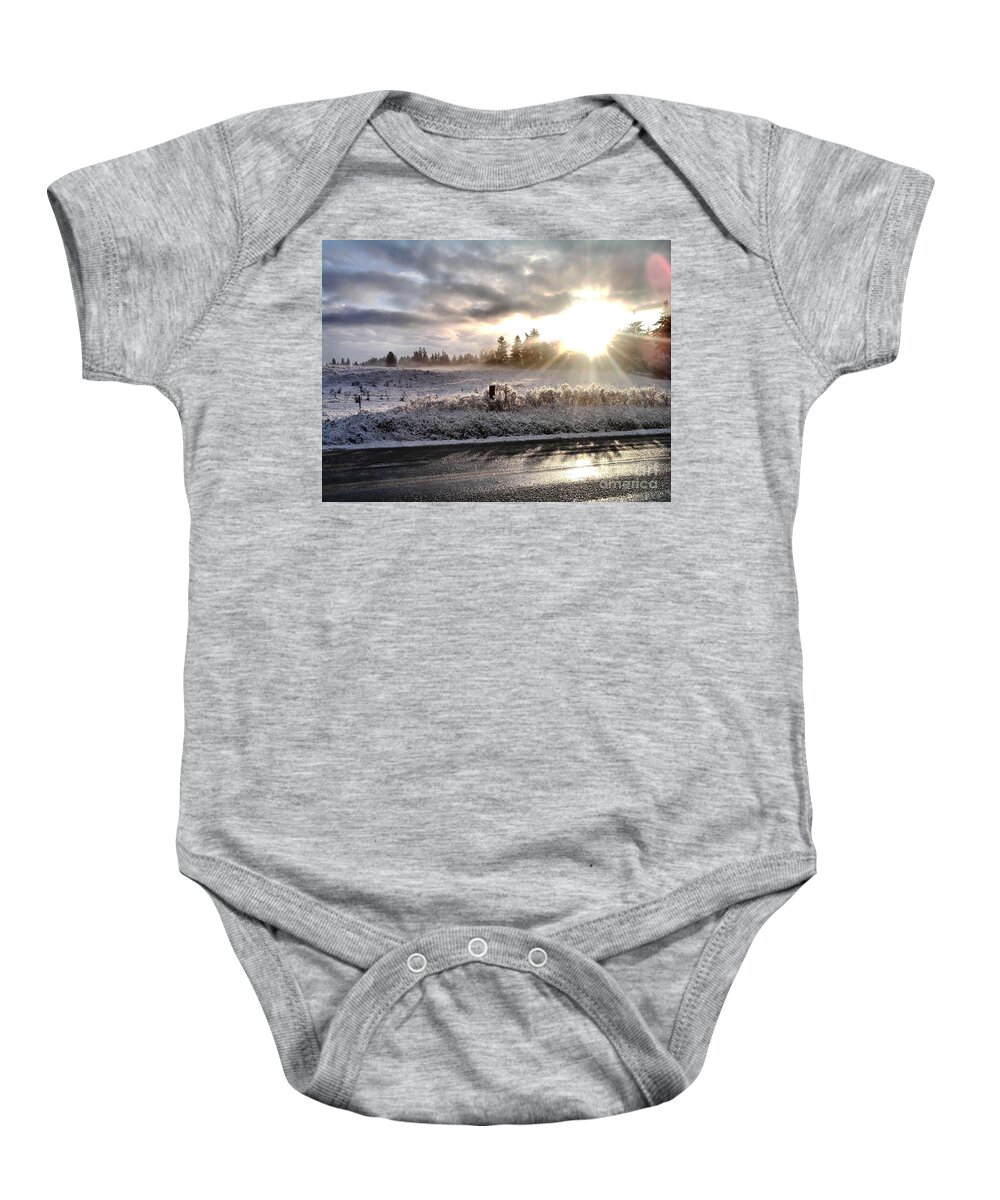 Sunrise Baby Onesie featuring the photograph Hope by Rory Siegel