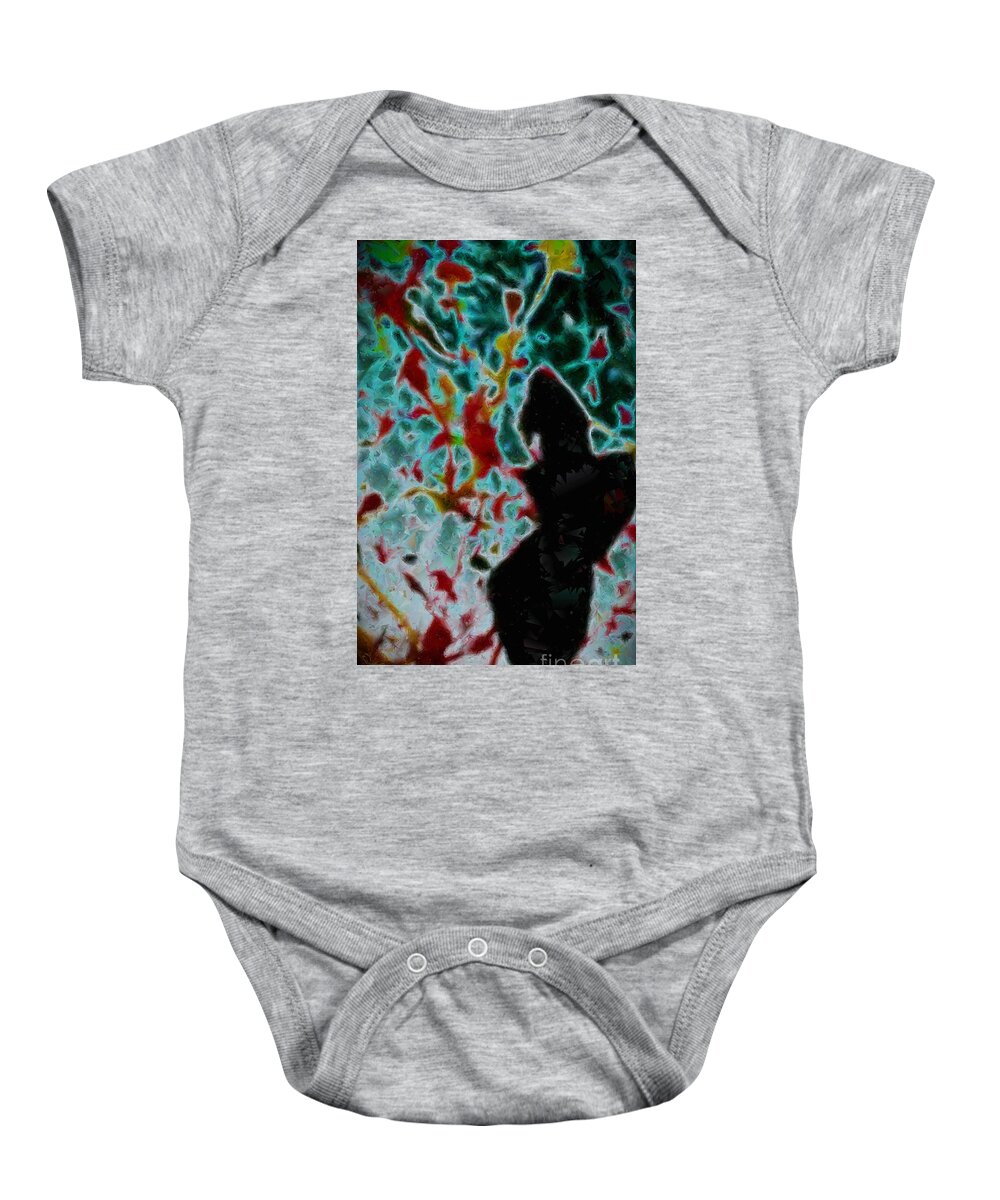 Imagine Baby Onesie featuring the painting Imagine by Jacqueline McReynolds