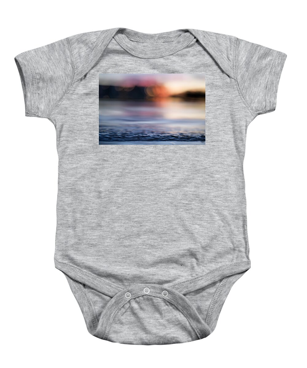 Wave Baby Onesie featuring the photograph In-between Days by Laura Fasulo