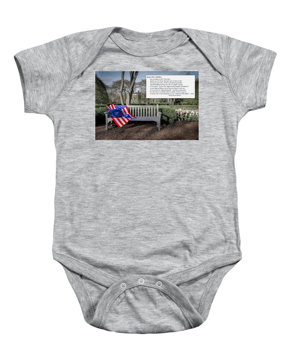  Baby Onesie featuring the photograph In Memory of Ken Christy by Tony HUTSON